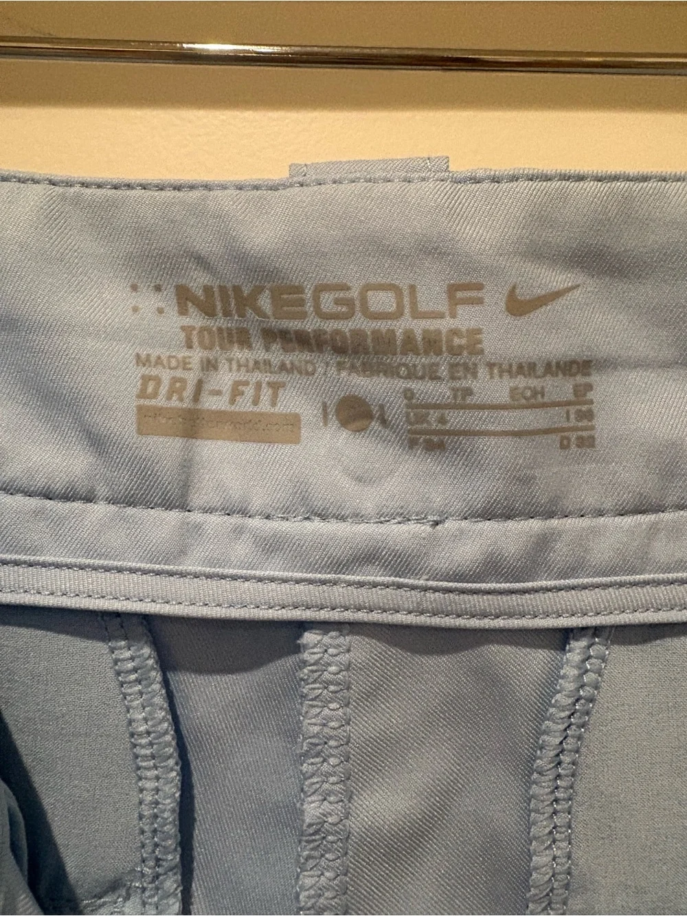 Nike Light Blue Women's Golf Shorts